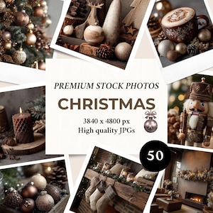 Bruine kerst 50 stockfoto's | Afbeeldingenbundel voor marketing en branding op sociale media