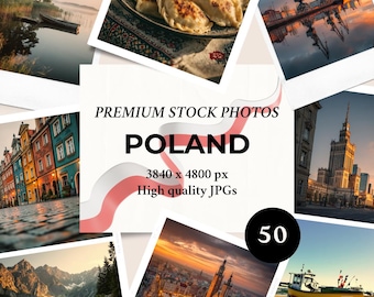 Poland 50 Stock Photos | Images Bundle For Social Media Marketing & Branding