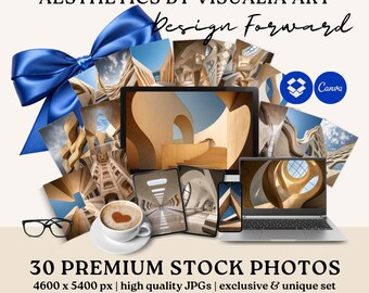 Aesthetics by Visualia Art | DESIGN FORWARD | 30 Stock Photos For Social Media Branding Website
