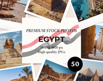 Egypt 50 Stock Photos | Images Bundle For Social Media Marketing & Branding