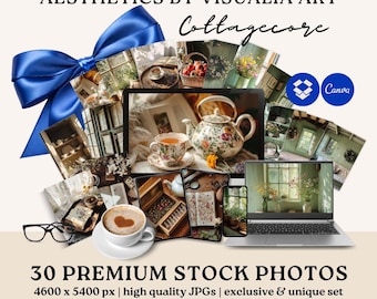 Aesthetics by Visualia Art | COTTAGECORE | 30 Stock Photos For Social Media Branding Website
