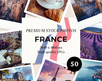 France 50 Stock Photos | Images Bundle For Social Media Marketing & Branding