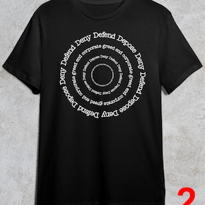 DENY DEFEND DEPOSE End Corporate Greed T-shirt, Unisex S-3XL