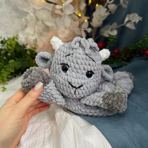 Goat Lovey Crochet Pattern PDF, Baby Comforter Crochet Pattern, Amigurumi Goat Security Blanket, Crochet Baby Gift, Digital Download