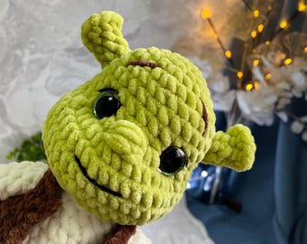 Shrek Crochet Pattern: Amigurumi Plushie (PDF Pattern