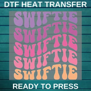 Cute Lover Dtf Transfers Ready to Press | Exciting Youth Dtf Print | Toddler DTF | Little Girl Swifty | Little Swifty Iron On Transfer Dtf