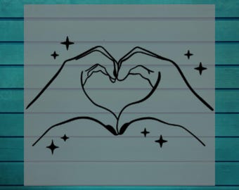 Cute Heart Hands Dtf | Music Lover Dtf | Baby Fan Gift |  Exciting Youth Dtf Transfer | Women's Cheerful DTF | Little Girls Iron On Transfer