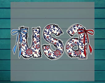 4th of July Dtf | Coquette USA Dtf | Labor Day Heat Press | Floral Patriotic Dtf | Stars Stripes USA Flag | 4th of July Independence Day