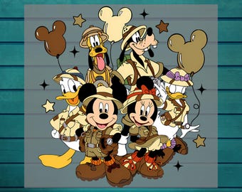 Disney Safari DTF | Disney Animal Kingdom Dtf Transfer | Disney Safari Family Matching Ready To Press DTF | Disneyworld | Iron On Transfer
