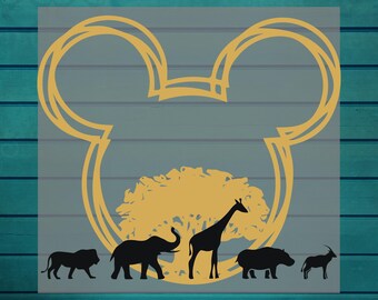 Disney Mickey Animal Kingdom DTF Print | Safari Family Matching Dtf Transfer | Disney Ready To Press DTF | Disneyworld | Iron On Transfer