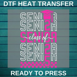Senior 2025 Dtf Printing | Graduation 2025 DTF Transfer | Retro Graduation Dtf Print | Senior Gift Graduation | Class Of 2025 for Heat Press