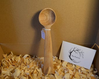 Hand Carved Coffee Scoop