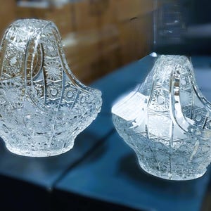 ボヘミア　88993/86181/109 クリスタル花器　チェコ ボヘミア 88993/86181/109 クリスタル花器 チェコ（チェコ