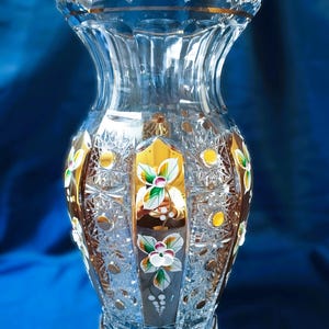 Bohemia glass vase - Etsy 日本