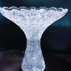 Czech Bohemia Crystal Vases - Etsy