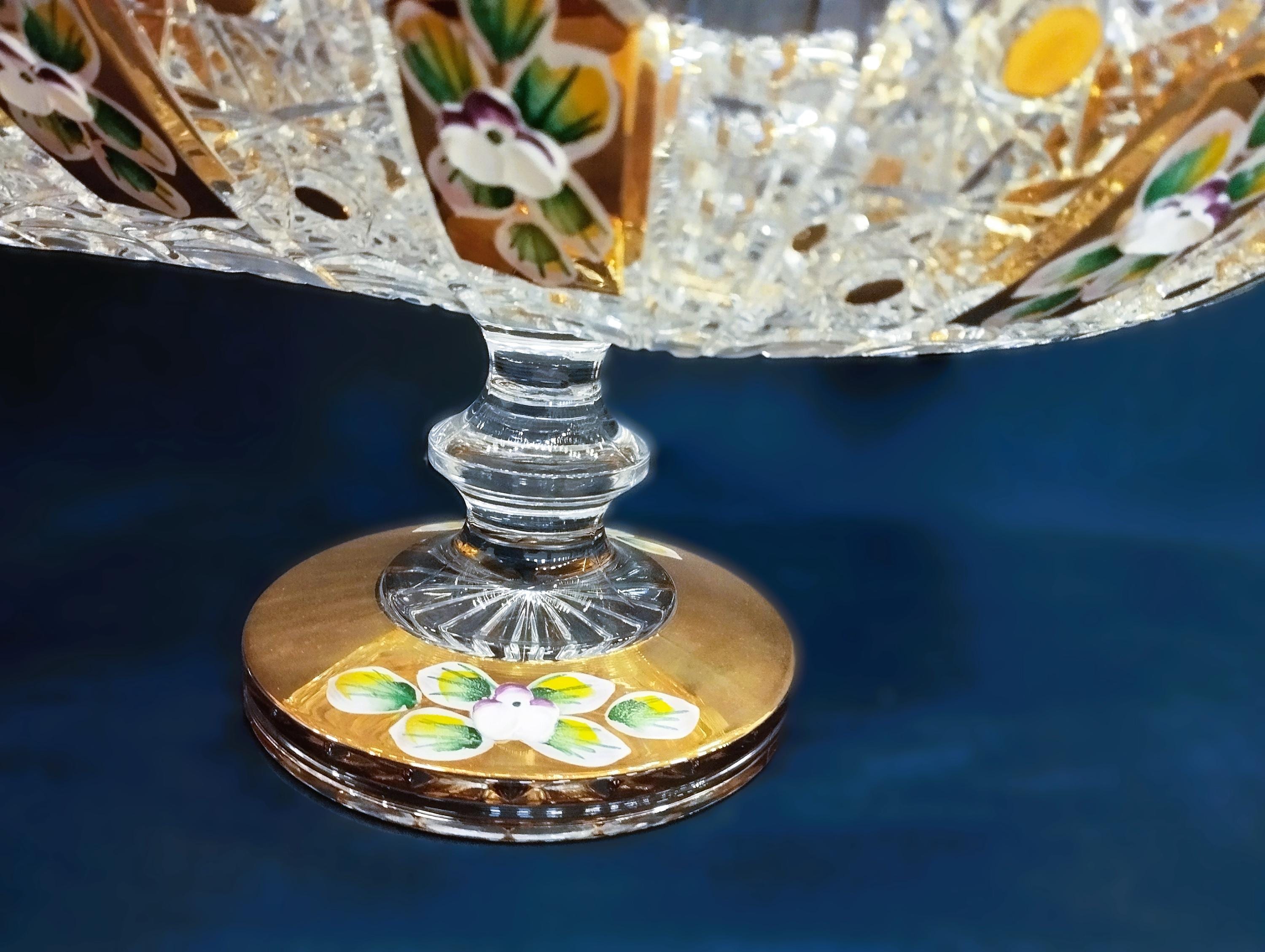 チェコのカットガラスボウル チェコのカットガラスボウル 【公式通販】