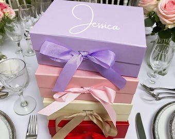 Caixa de presente com nome personalizado para proposta de madrinha, caixa de presente personalizada vazia para proposta, caixa "Quer ser minha madrinha?", lembrancinhas para festa de casamento
