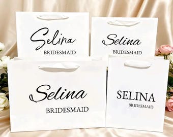 Personalized Wedding Bag, Bridesmaid Gift Bag, Bridesmaid Gifts, Personalized Gift Bag, Bride and Bridesmaid Gift Bags, Luxury Proposal Bags