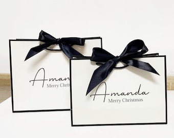 Personalized Christmas Gift Bag, Christmas Gift Bag, Xmas Gift Bags for Kids, Custom Gift Bags, Christmas Party Bags, Christmas Eve