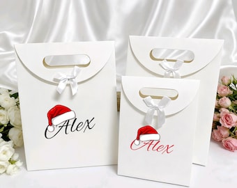 Personalized Christmas Gift Bag, Christmas Gift Bag, Xmas Gift Bags for Kids, Custom Gift Bags, Christmas Party Bags, Christmas Eve