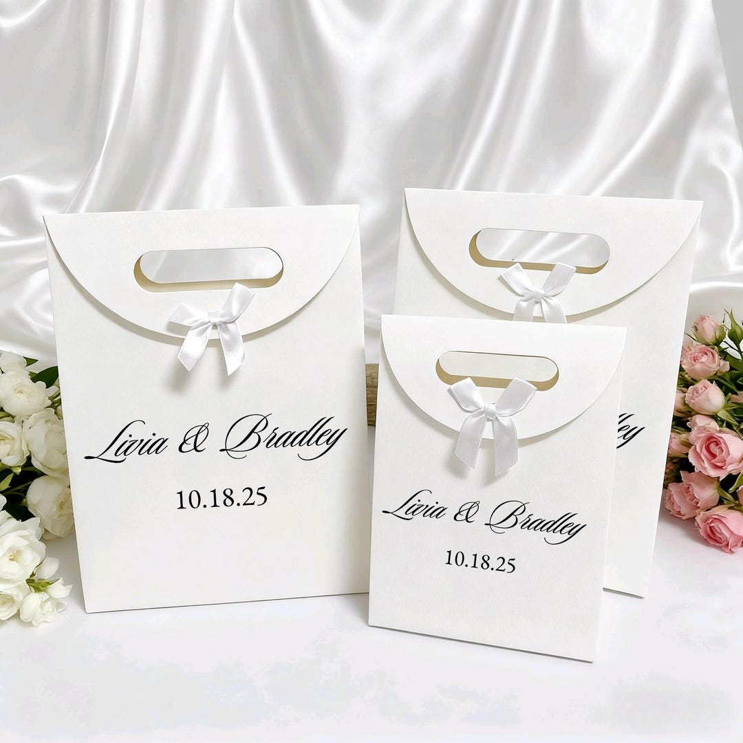 Wedding Welcome Bags, Custom Bridesmaid Gift Bags, Personalized Gift ...