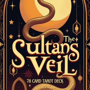 Des Sultans Schleier - 78 Karten Tarot Digital Tarot Deck Ottoman Empire Royalty Wahrsagerwerkzeug