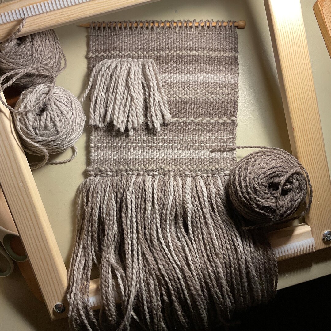 Eco-wool Neutral Sampler Weaving - Etsy