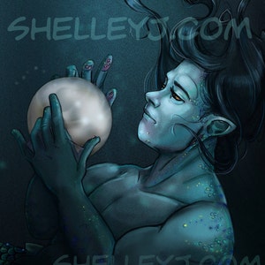 The Merman from Sideshow series illustrated by Shelleyj
