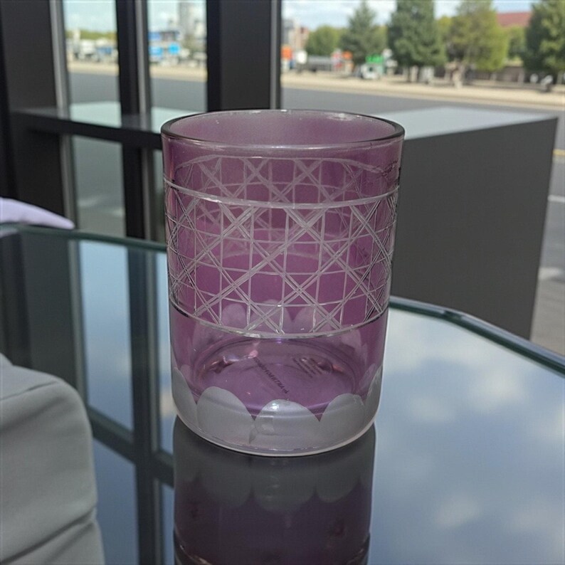 NEW Anthropologie Bianca, 1 GLASS, Amethyst, Great Replacement Or Addition image 2