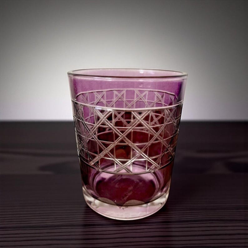 NEW Anthropologie Bianca, 1 GLASS, Amethyst, Great Replacement Or Addition image 1