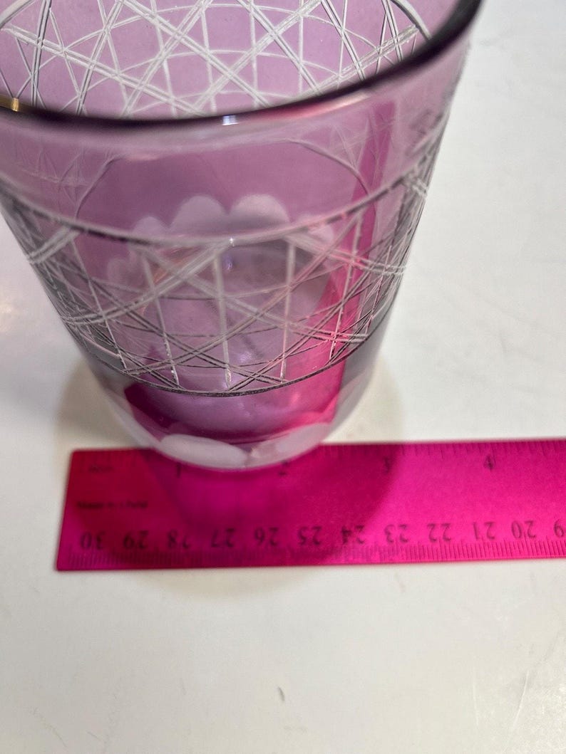 NEW Anthropologie Bianca, 1 GLASS, Amethyst, Great Replacement Or Addition image 9
