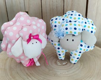 Tela de oveja inspirada en la decoración Tilda