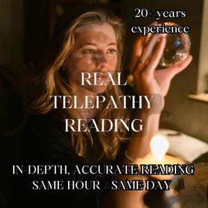 Leitura de Telepatia Real - Descubra o que Alguém Pensa sobre Você - Leitura da Verdade da Telepatia - Leitura Psíquica Intensa - Leitura Médium