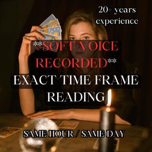 EXAKTE Zeitrahmen-Lesung * SPRACHAUFNAHME *, Tarotkarten-Lesung, Tarot-Lesung am selben Tag, ehrliche psychische Lesung, wann wird es passieren?