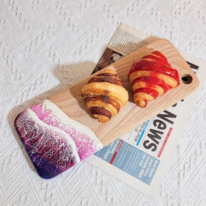 TH02 Handcrafted Resin & Wood Serving Board | Unique Epoxy Art Charcuterie Platter | Modern Kitchen Decor Gift