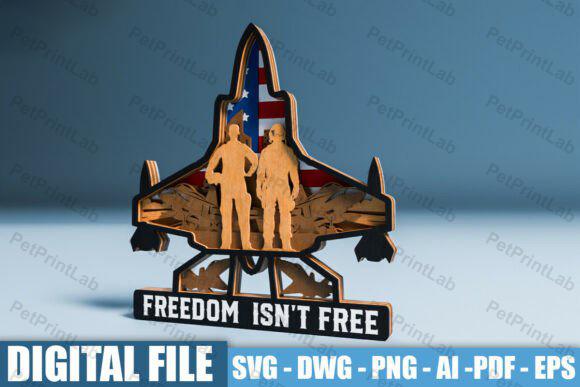 Air Force Jet Memorial SVG | 3D Laser Cut File - Etsy