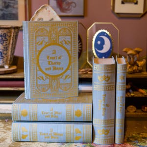 A Court of Thorns and Roses Full Set, ACOTAR | Custom Rebound Book | Special Edition, Handmade, Foil, Sarah J. Maas