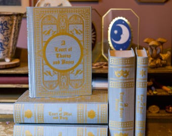 A Court of Thorns and Roses Full Set, ACOTAR | Custom Rebound Book | Special Edition, Handmade, Foil, Sarah J. Maas