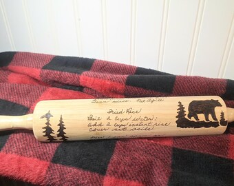 Personalized Recipe Rolling Pin
