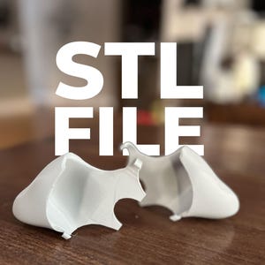 STL-Datei für Dual Retroid Pocket 5 Griffe für Displayschutzfolien - Beinhaltet einen Stylus Clip auf der Rückseite, der als Ständer fungiert
