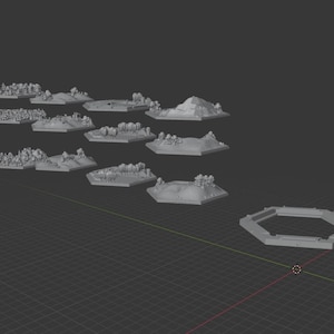 STL Files for 3D Catan Full set with Magnetic Frames