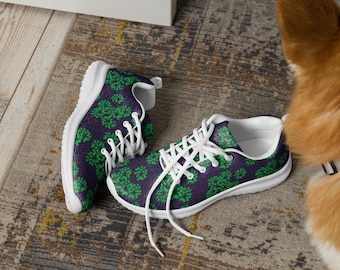 Men’s leaves sporty athletic shoes