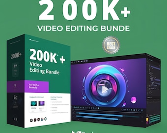 200K+ Video Editing Bundle With Resell right, Adobe Premiere, After Effects, CapCut, Motion Graphics, Transitions, Stock Video, Sound Effect