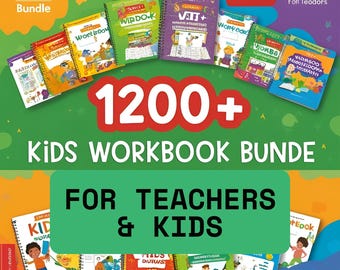 1200+ Kids Educational Resource Mega Bundle I Canva Editable I Instant download I Resell Right I Best seller I for-school-teacher I jou rnal