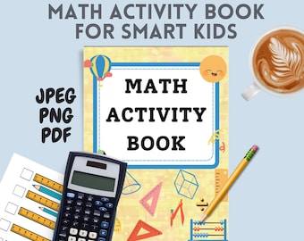 Math Activity Book for Smart Kids I Instant download I Resell Right I Best seller I personally gifted book kid