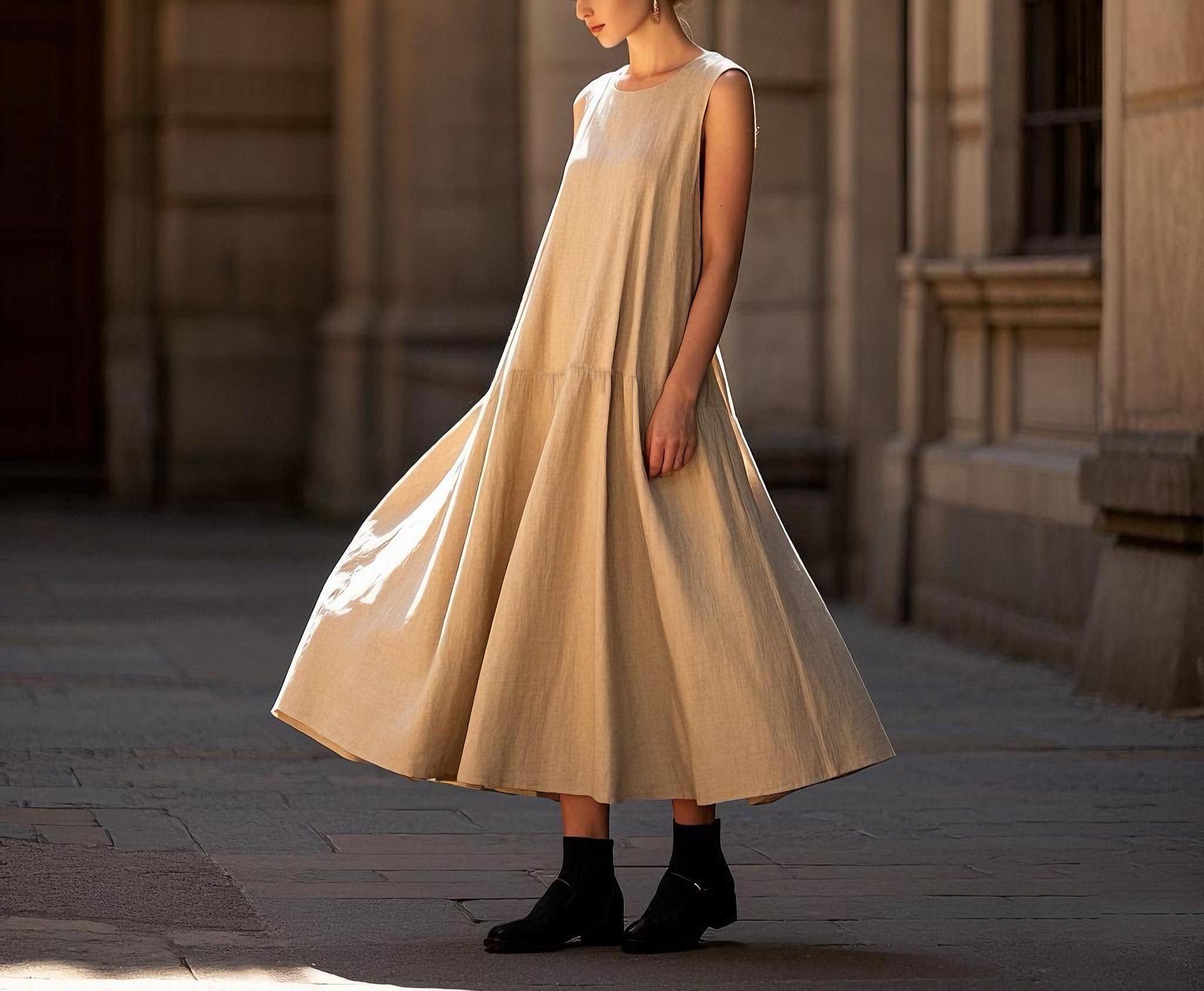 Vintage Linen Dress - Etsy Vintage Linen Dress - Etsy