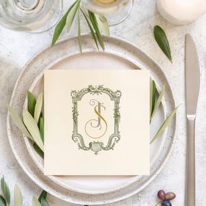 JS Initial Design Elegant Wedding Monogram Logo Design: (canva Template ...