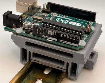 Adaptador de carril DIN para Arduino Uno