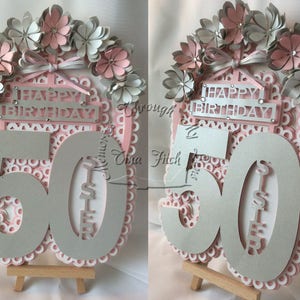 50th Sister Birthday TF0160, SVG,MTC,CAMEO,Scal,ScanNCUT,Cricut