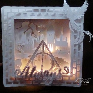 Wizard Luminaire Card TF0631, corte de archivos SVG, Silhouette Cameo, ScanNCut, Cricut